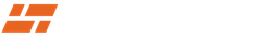 there are two orange lines on a white background .