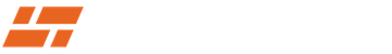 there are two orange lines on a white background .