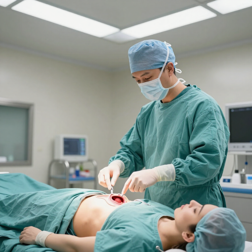 Valoración de hernia abdominal con explicación médica