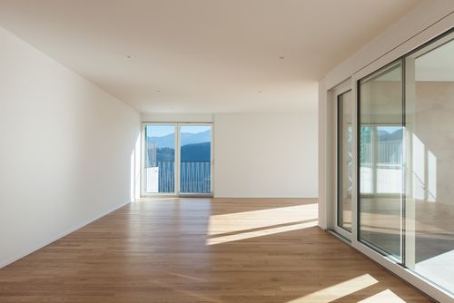 Modern house interior empty room