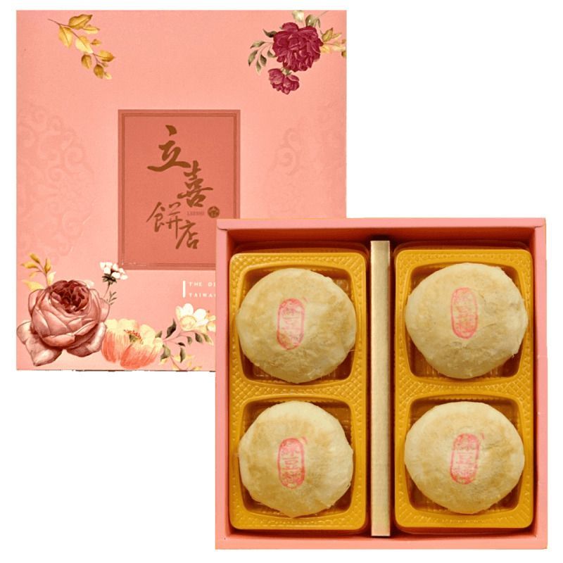 【立喜餅店】B05 金牌綠豆椪(香菇素餅) 4入