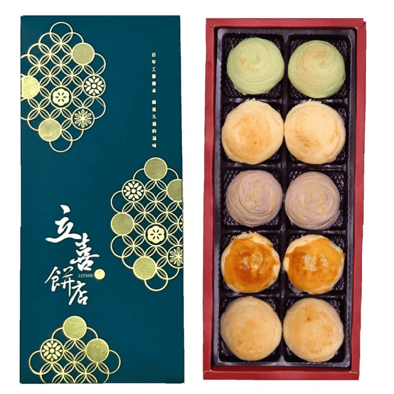 【立喜餅店】月餅G05品月禮盒綜合10入