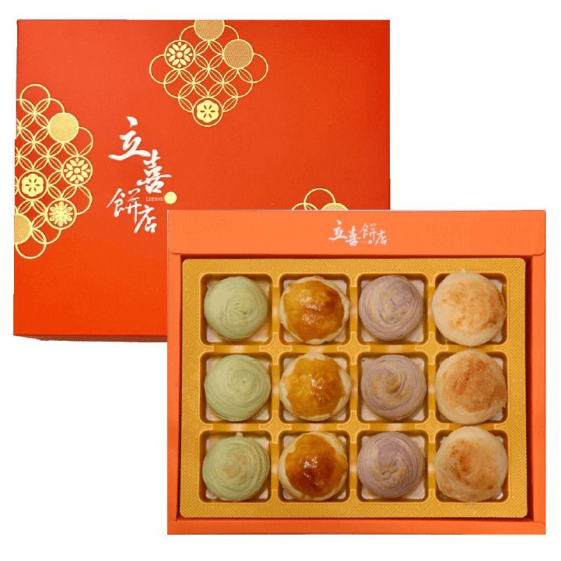 【立喜餅店】月餅G06品月禮盒綜合12入