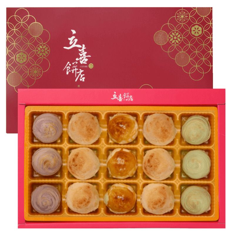 【立喜餅店】月餅G08品月禮盒綜合15入