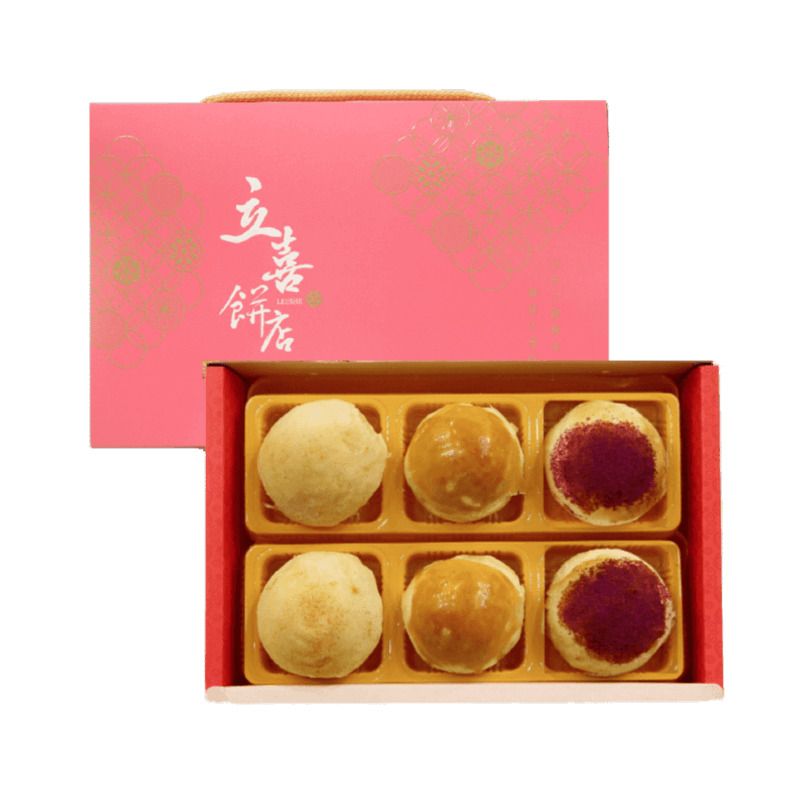 【立喜餅店】S04 經典品月禮盒6入C款