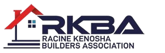 RKBA logo with red roof, blue house icon, and text “Racine Kenosha Builders Association”