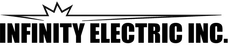 Infinity Electric Inc. logo with bold black text and a starburst above the name