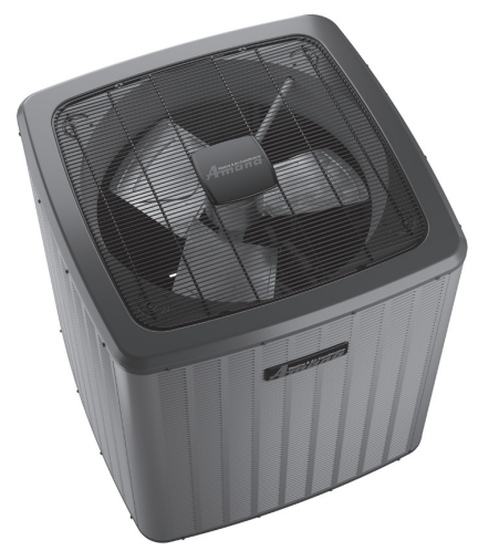 A goodman gas furnace is stacked on top of each other on a white background.