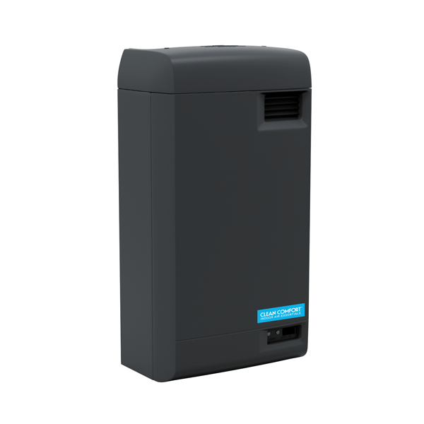 A goodman gas furnace is stacked on top of each other on a white background.