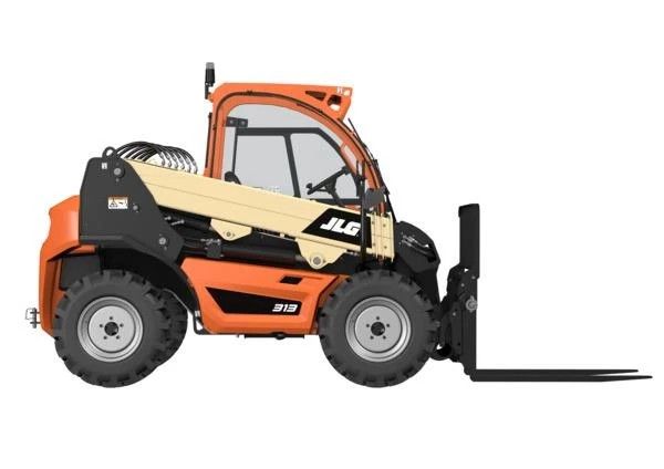JLG 313 universal skid steer coupler and forks — Flex Equipment Rental