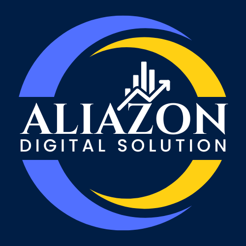 Aliazon Digital Solution logo in horizontal layout.
