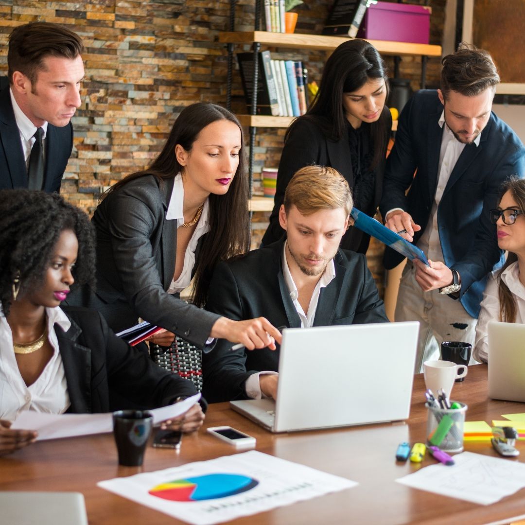 Team member optimizing Google Advertising strategies.