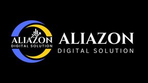 Aliazon Digital Solution logo in horizontal layout.
