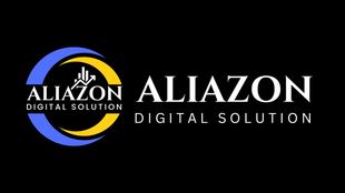 Aliazon Digital Solution logo in horizontal layout.