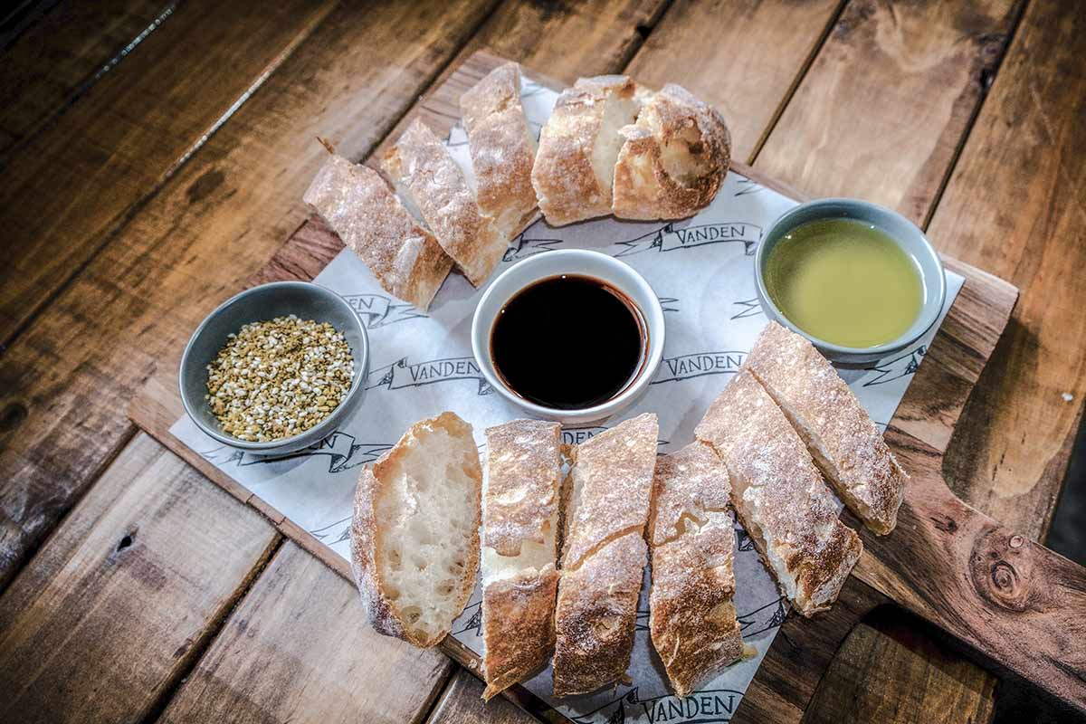 Vanden Estate Winery Food Menu - Platters, Breads, Dips, Pizzas