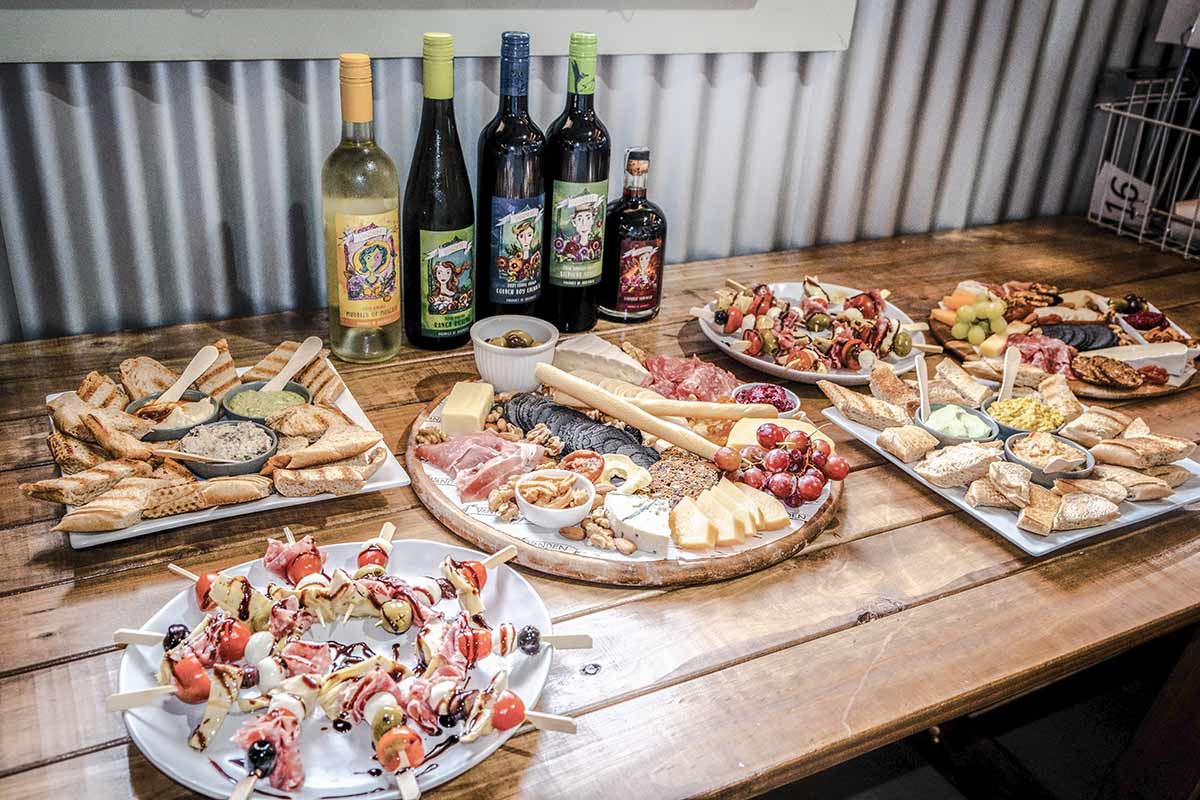 Vanden Estate Winery Food Menu - Platters, Breads, Dips, Pizzas