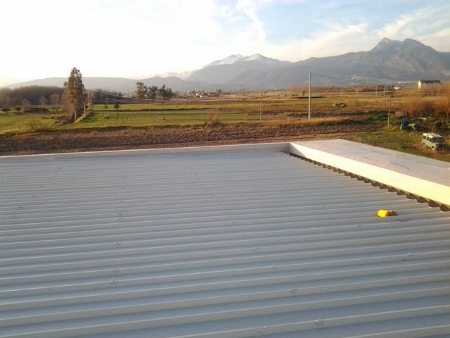 Tetto in alluminio