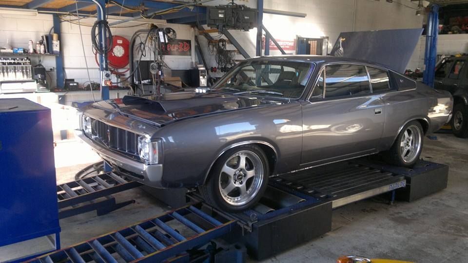 Gray Classic Car on a Dynamometer — EFI Evolutions Mechanical Repairs in Grafton, NSW