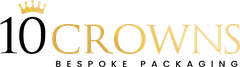 the word crowns is written in gold letters on a white background .