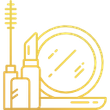 Beauty & Makeup Packaging Gold Icon