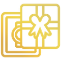 Luxury Packaging Gold Icon