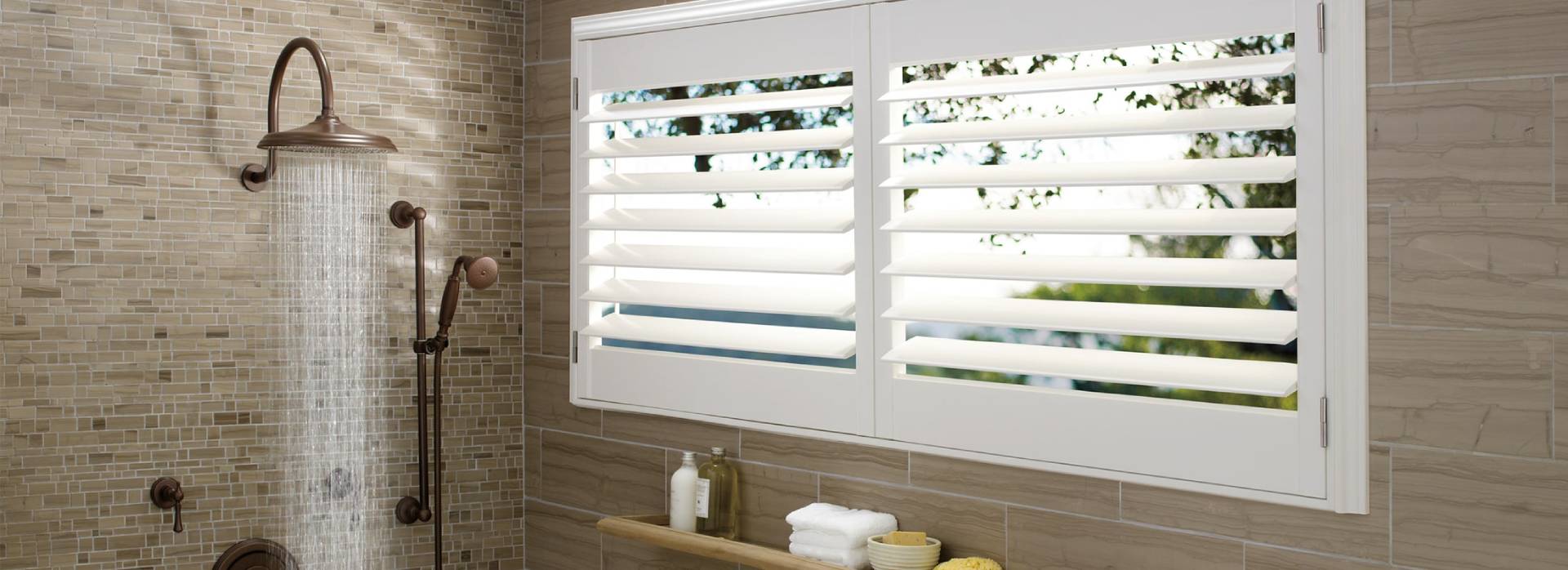 Hunter Douglas bathroom styling tips, bathroom window treatments, from Hunter Douglas near Huntington, West Virginia (WV)