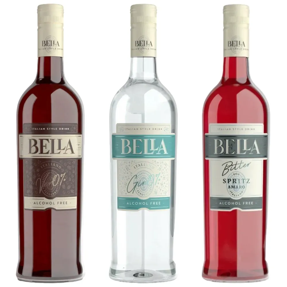 Bella Alkoholfrei, Vermoth, Bitter, Gin