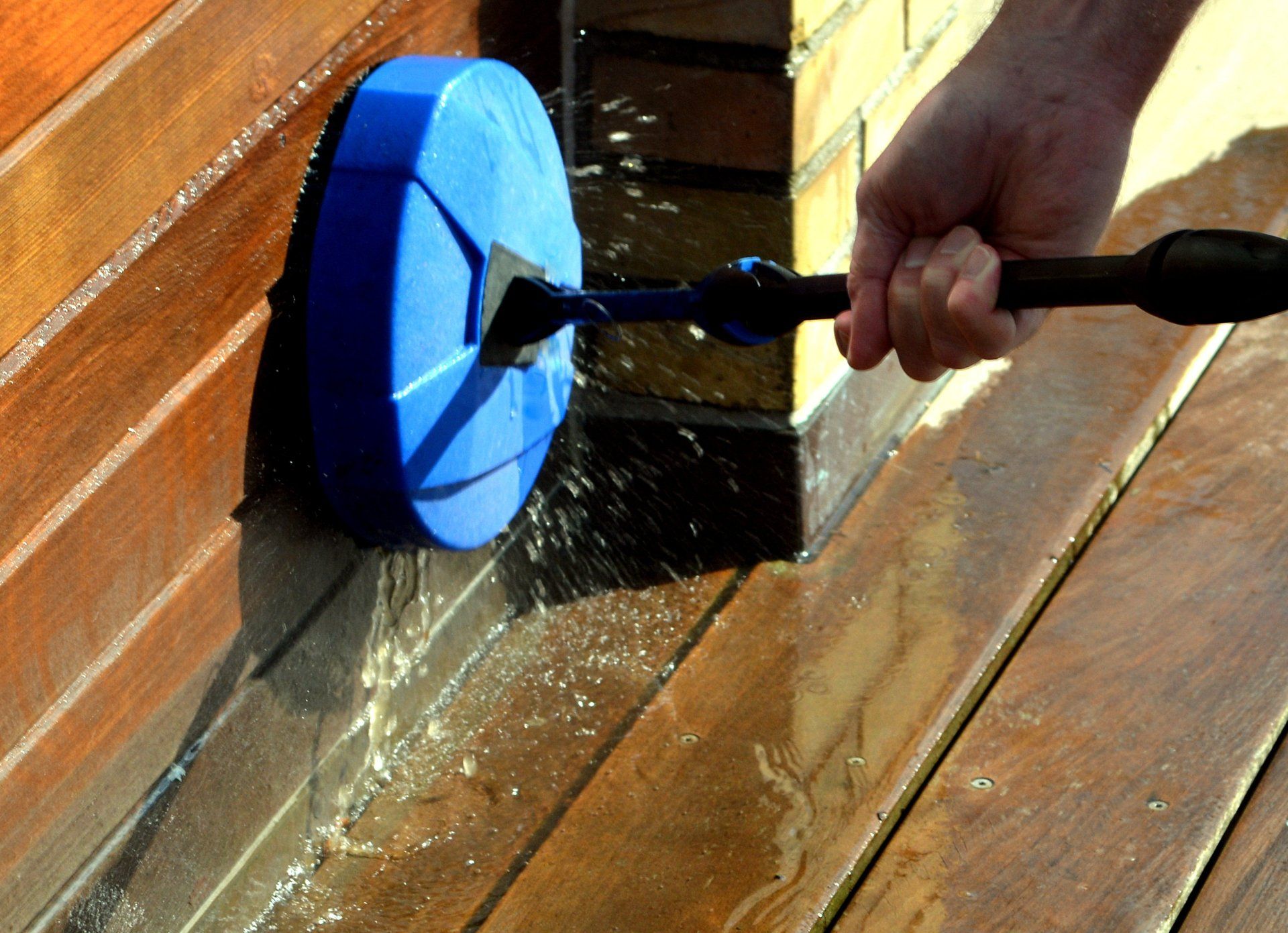High-Pressure Water Facade Cleaning — Garfield, GA — Southeast Soft Wash Solutions High-Pressure Water Facade Cleaning — Garfield, GA — Southeast Soft Wash Solutions