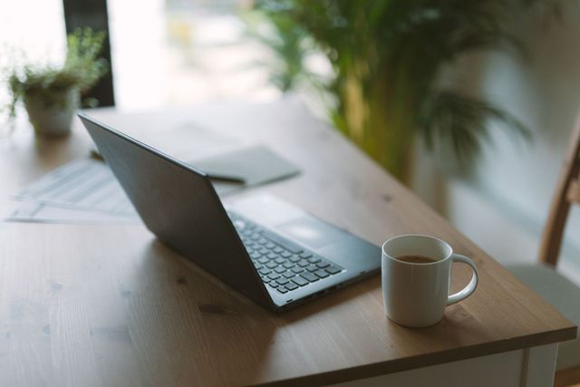Person using laptop