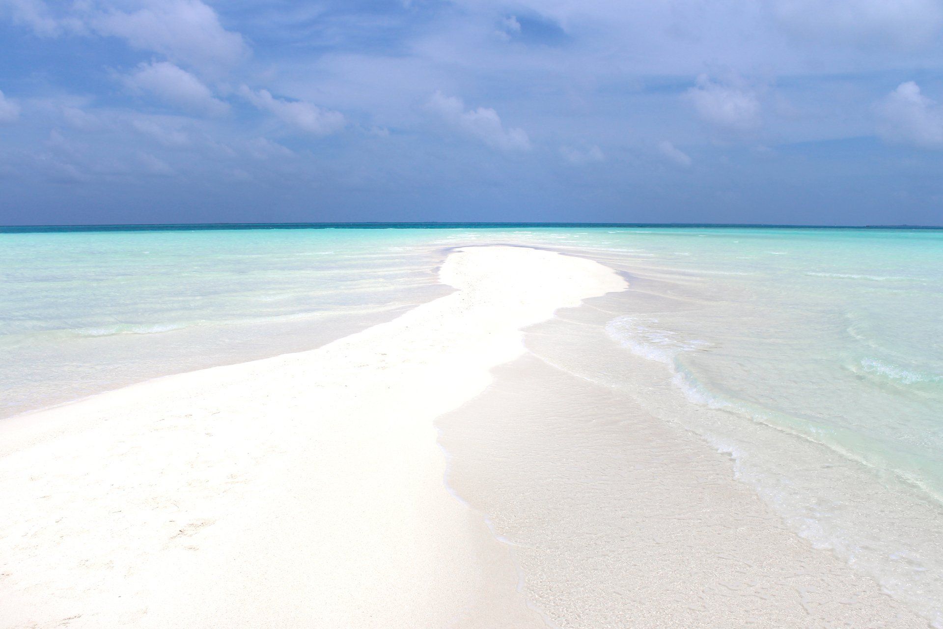 Maldive spiaggia