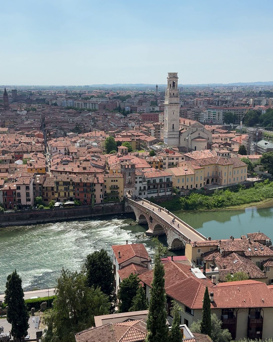 Cosa vedere a Verona: il belvedere da Castel San Pietro