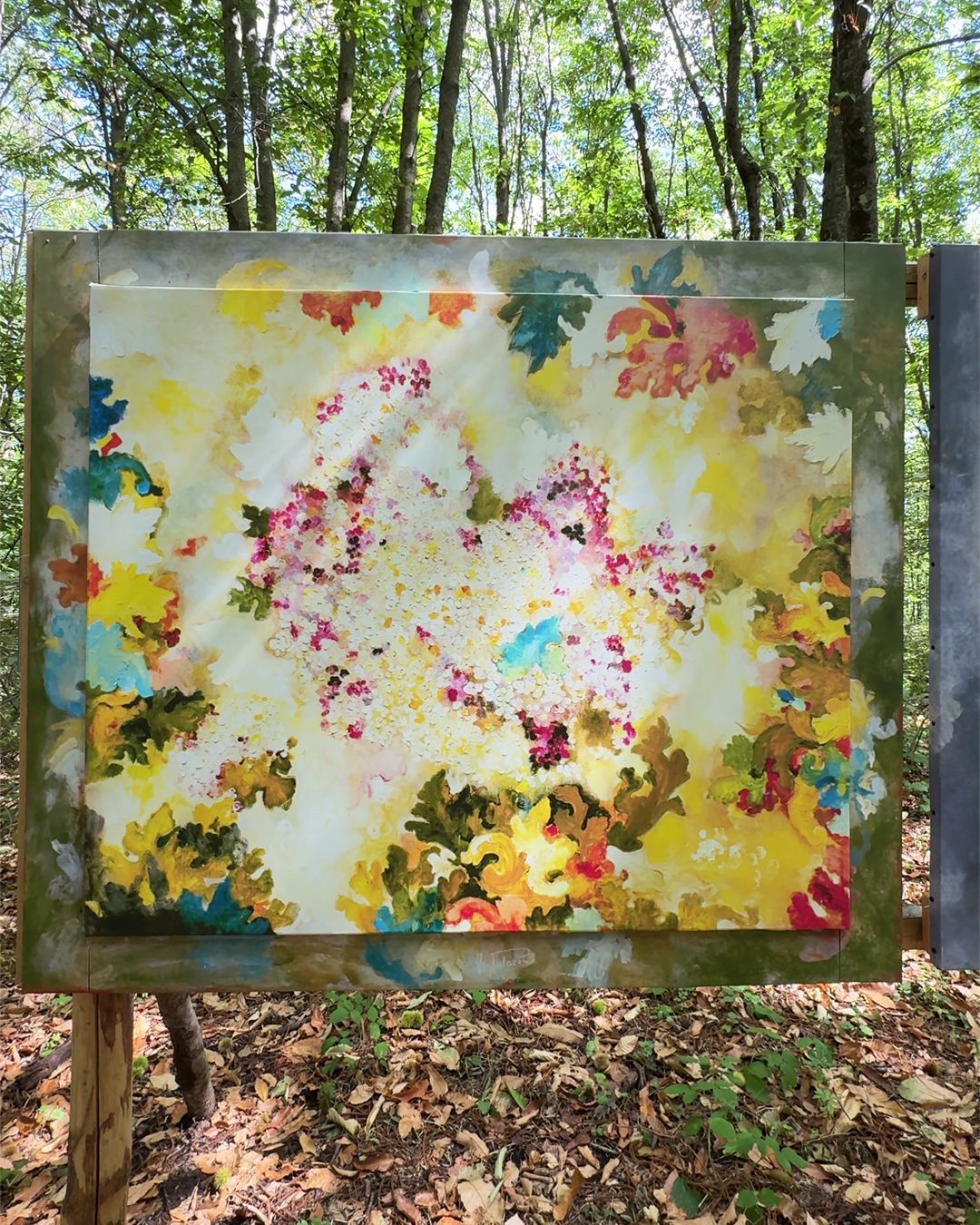 I quadri a cielo aperto nel bosco