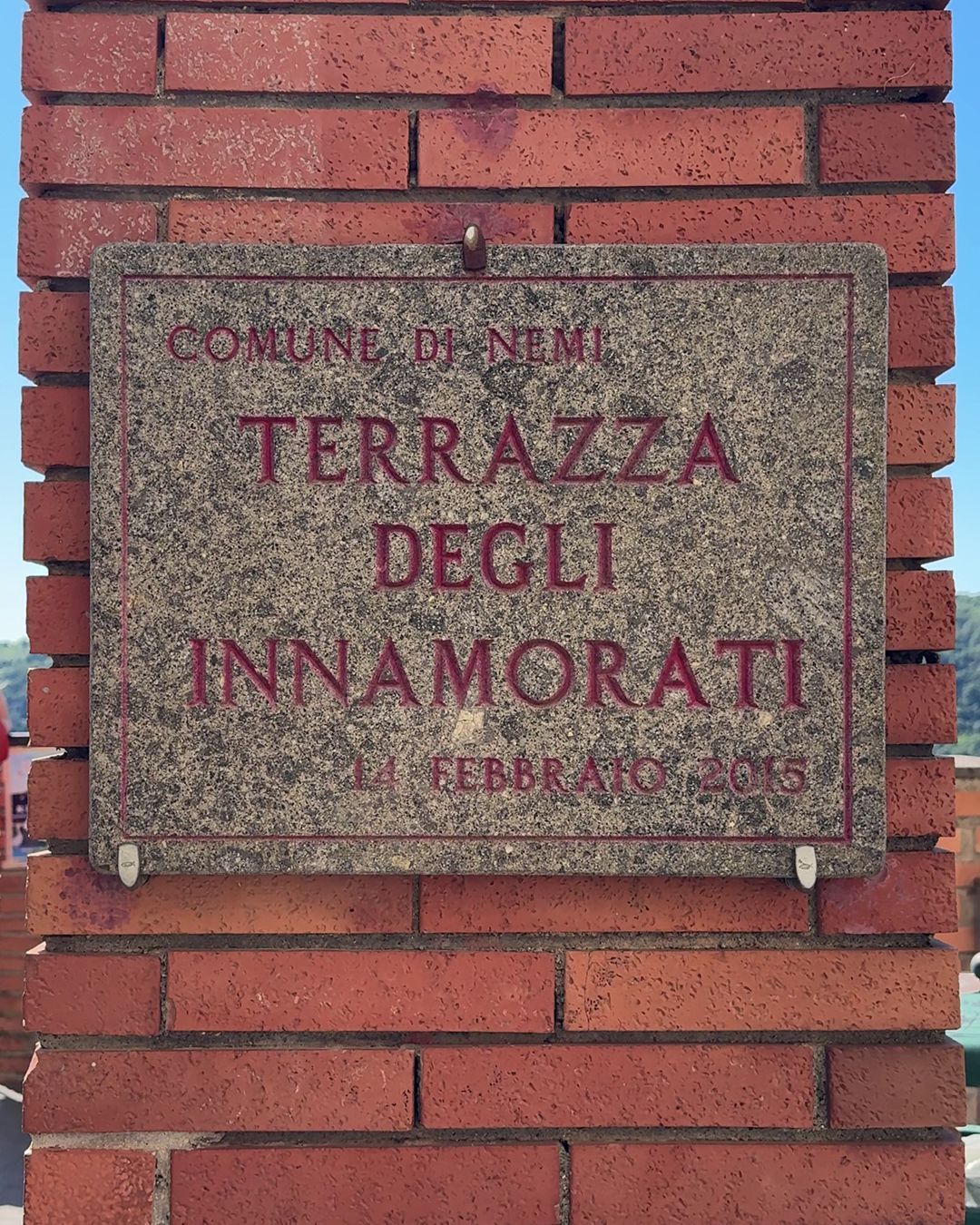 La Terrazza degli Innamorati a Nemi