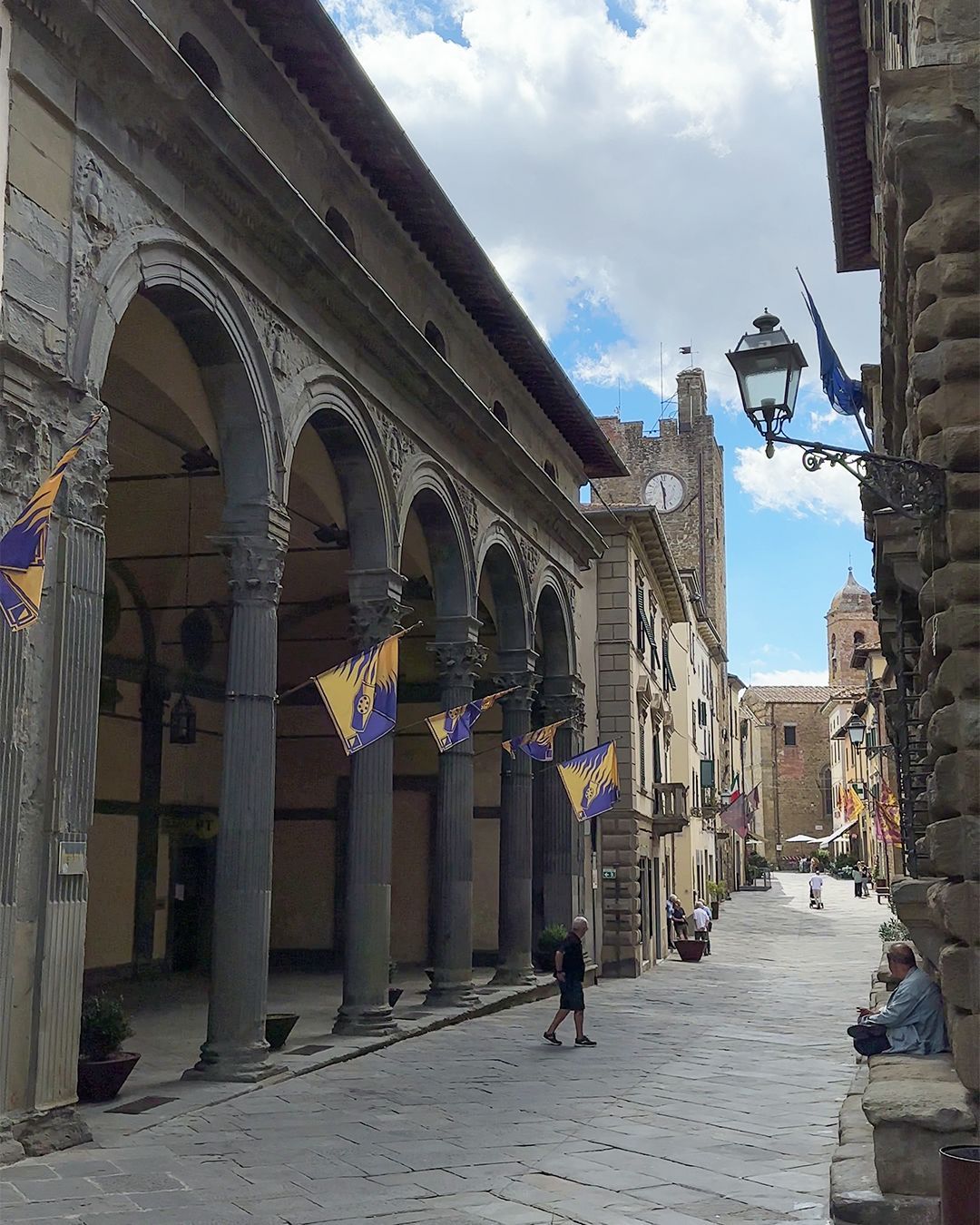 Monte San Savino loggia dei mercanti