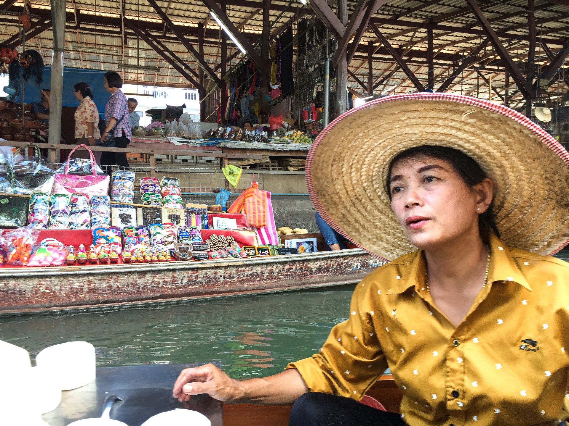 Mercato galleggiante Bangkok