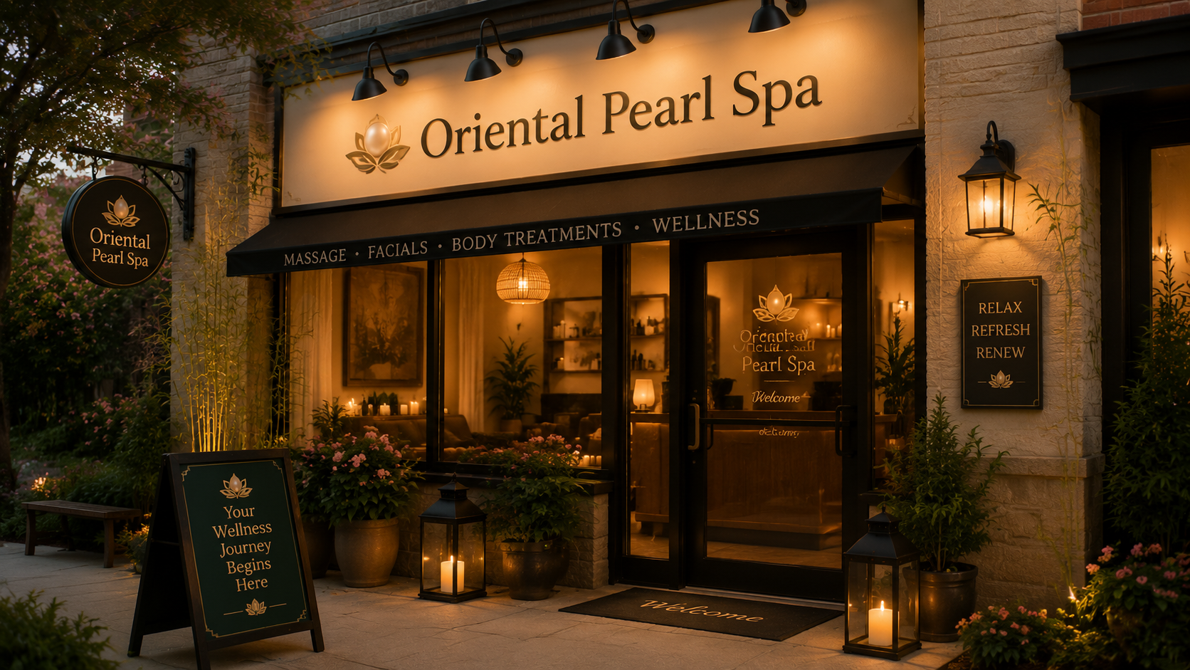 Oriental Pearl Spa Illinois exterior wellness center