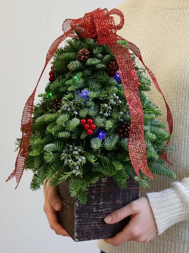 Holiday Sparkle Bow Tree