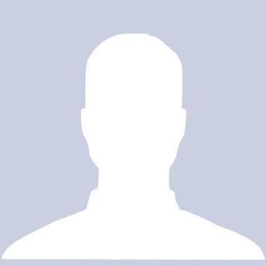 Generic white profile silhouette on a light gray background