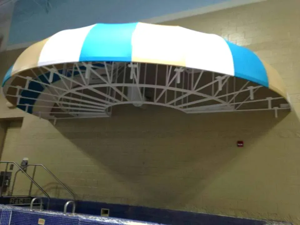 Awning Over a Swimming Pool — Decatur, AL — Evans Awnings