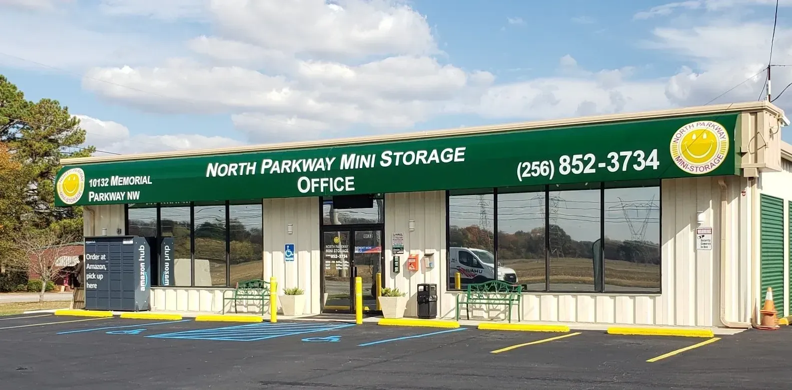 North Parkway Mini Storage Office — Decatur, AL — Evans Awnings