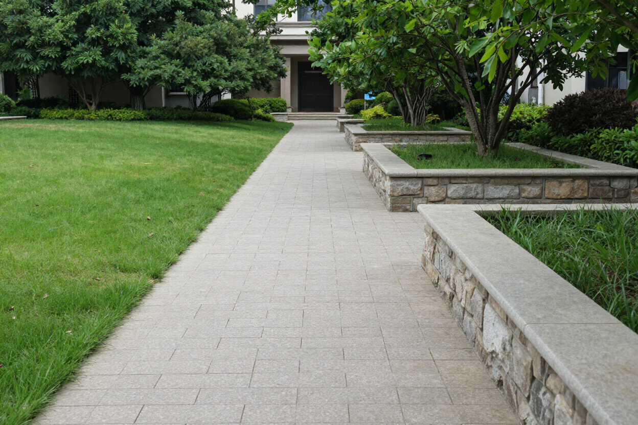 Landscape installation at a Burnaby property
