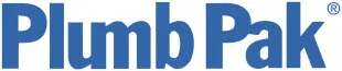 Blue PlumbPak logo on a white background