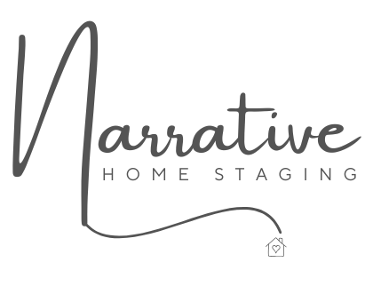 It is a logo for narrative home staging.