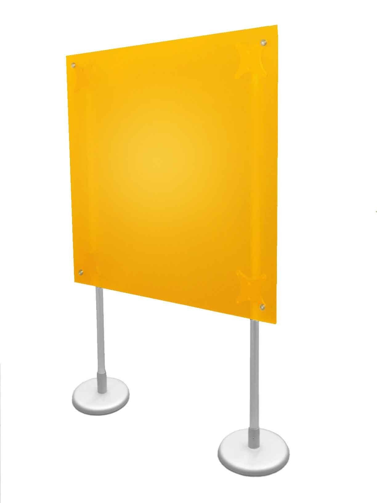 mobile partition panel orange