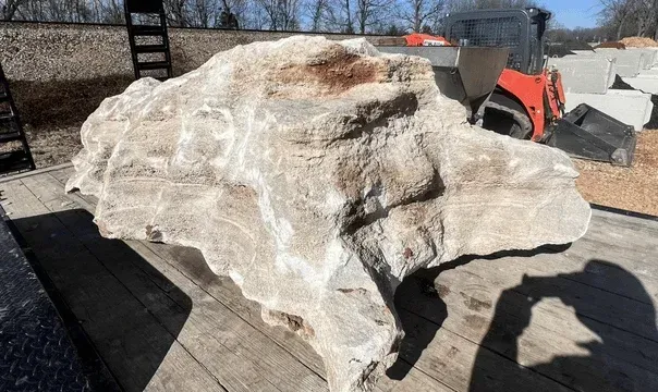 decorative boulders installation in springfield mo