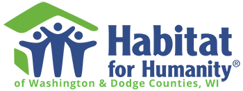 The habitat for humanity of washington and dodge counties logo