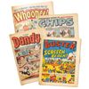 Four vintage comic books: 