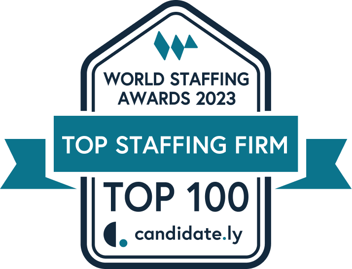 World Staffing Awards 2023 Top 100 Staffing Firm logo