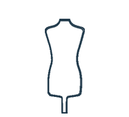 Icon of dress mannequin