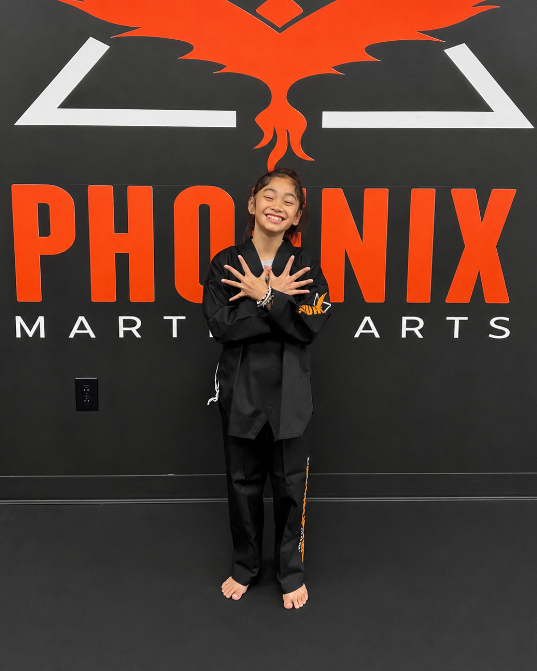 Minh-Khue during her earlier years training at Phoenix Martial Arts